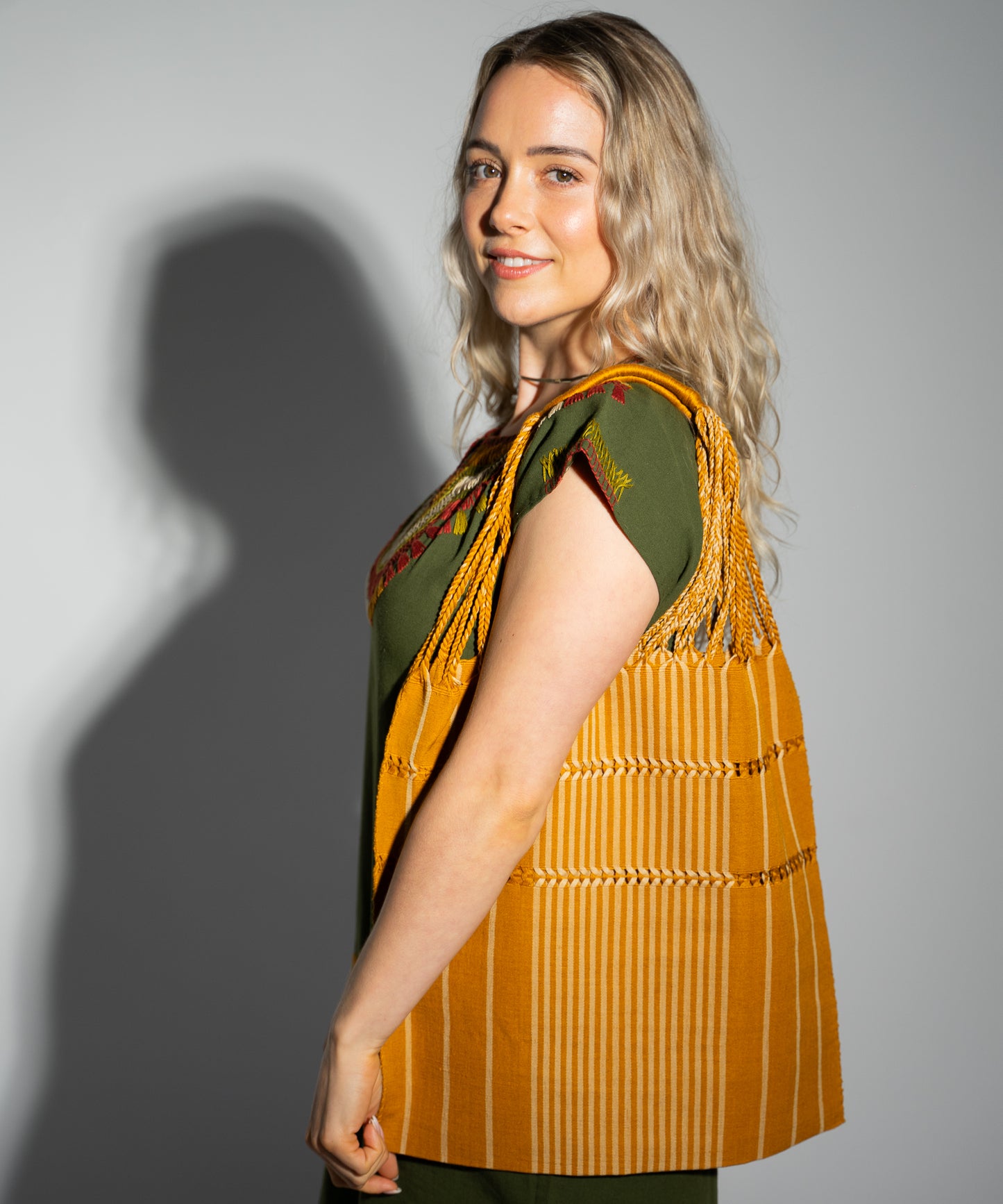 Tote Bag - Brown/Yellow