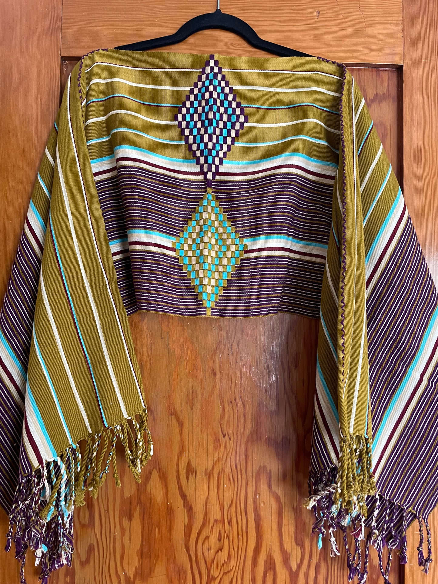 Poncho - Green/Purple/Blue