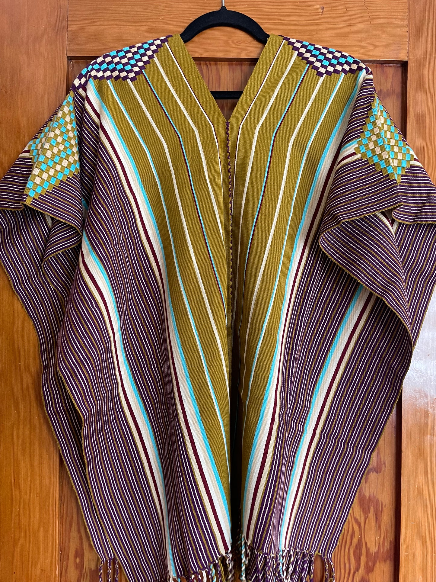 Poncho - Green/Purple/Blue