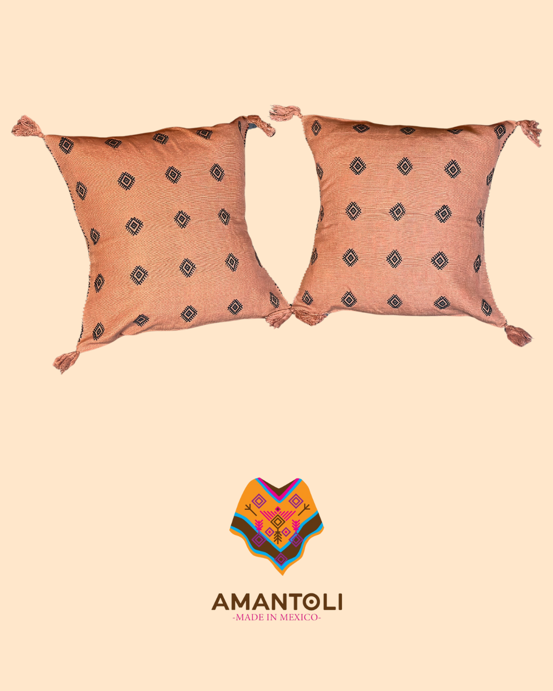 Cushion Cover Pair - Maroon