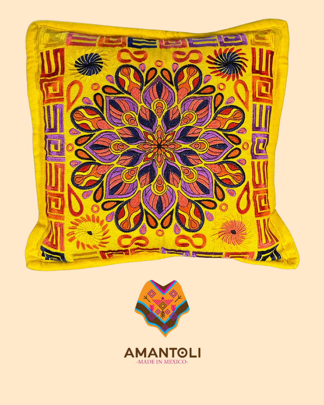 Cushion Cover Single - Yellow