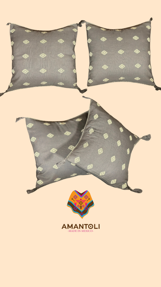 Cushion Cover Pair - Grey